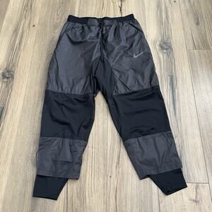 Nike Pants Men’s Medium Black Power Running Division Activewear 933344-010 Lined